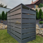 Wiata śmietnikowa 2,4m x 1m - obrazek 4