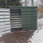 Wiata śmietnikowa 2,5m x 1,2m - obrazek 4