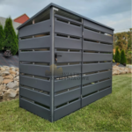 Wiata śmietnikowa 2,4m x 1m