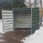 Wiata śmietnikowa 2,5m x 1,2m - obrazek 2