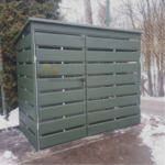 Wiata śmietnikowa 2,5m x 1,2m