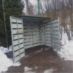 Wiata śmietnikowa 2,5m x 1,2m - obrazek 5