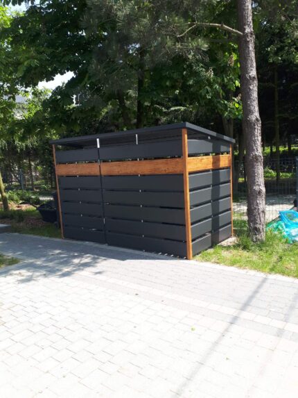 Wiata śmietnikowa 3m x 1,5m