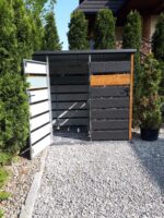 Wiata śmietnikowa 2,6m x 1,2m - obrazek 2