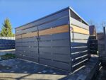 Wiata śmietnikowa 4m x 2m