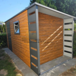 Schowek ogrodowy 4,5m x 2m z wiatką - obrazek 2