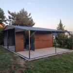 Garaż premium 6m x 6m + 3m wiaty - obrazek 2