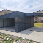 Garaż premium 6m x 5,8m + wiata 3m x 4m - obrazek 2