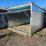 Garaż standardowy 3m x 5m ocynk z bramą uchylną - obrazek 3