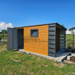 Schowek ogrodowy 4,5m x 2m z wiatką - obrazek 5