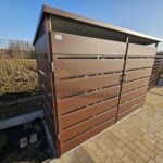 Wiata śmietnikowa 2.6m x 1m